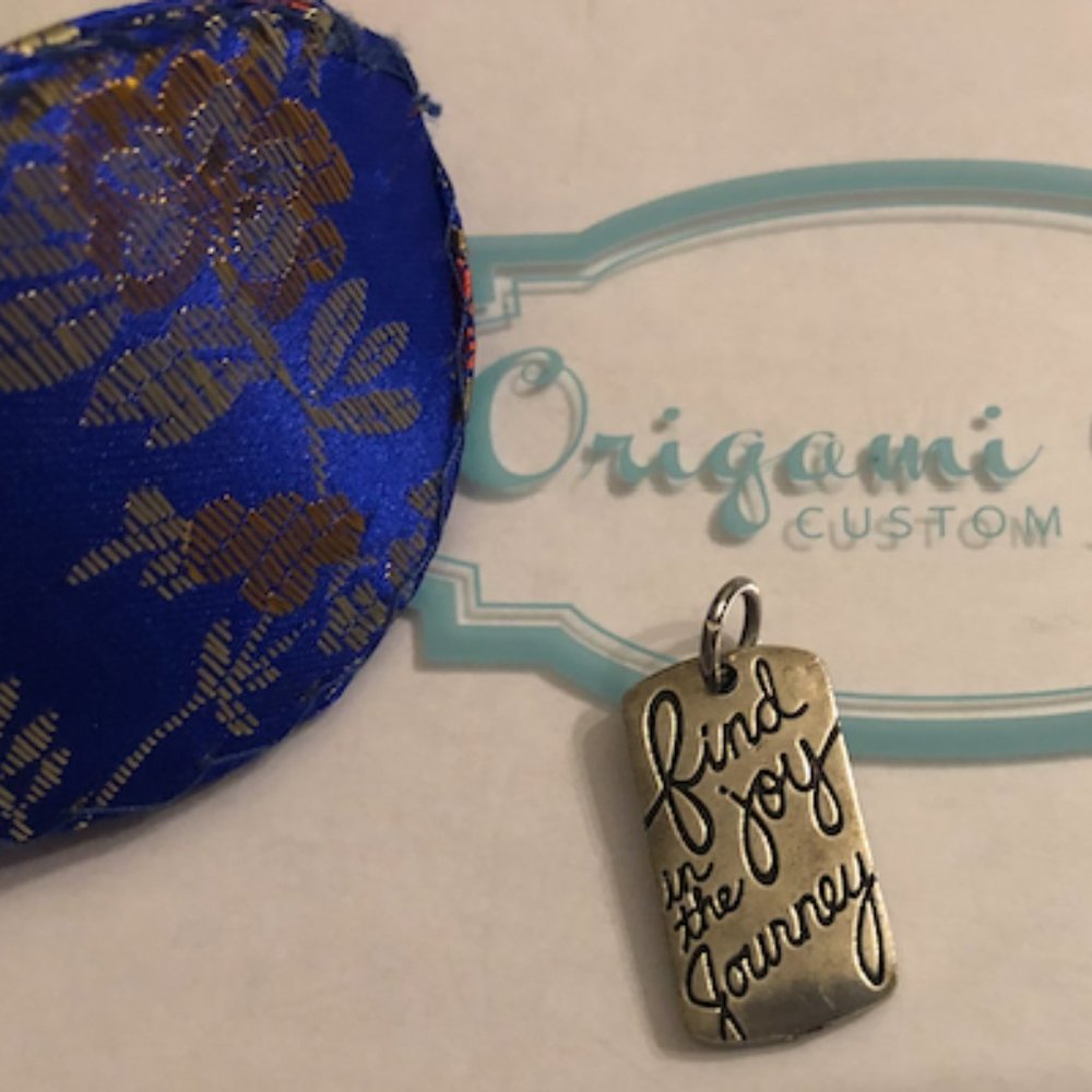 Origami Owl Find Joy Tag